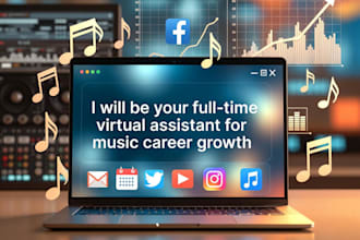 be your full time virtual assistant for music career growth