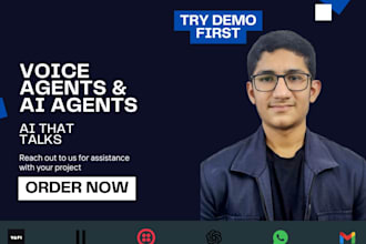 build ai voice and chat agents to automate calls and support