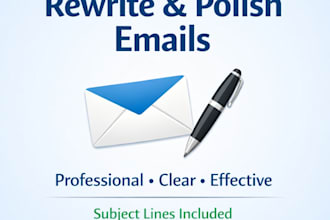 write and polish professional emails for you