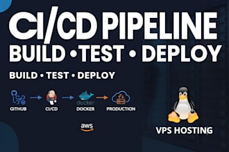 setup ci cd pipeline with github actions, jenkins or gitlab