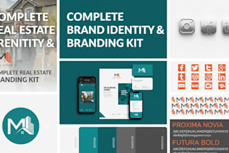 design a complete brand identity for real estate branding
