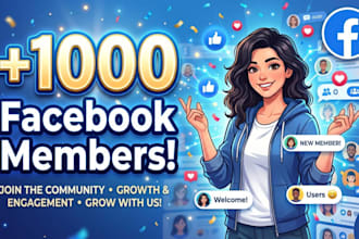 boost facebook group 1,000 members safely