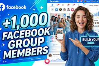 grow 1,000 facebook group members fast