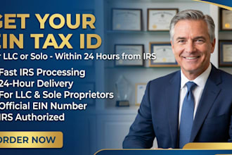 get your ein tax id for llc or solo within 24 hours from the irs