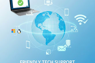 technical support , email assistance network troubleshooting