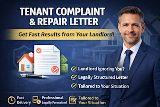 draft a strong tenant complaint or repair request letter that gets results