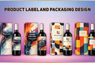 premium design wine, liquor and beverage bottle labels