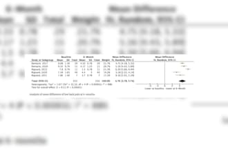 perform a full statistical meta analysis
