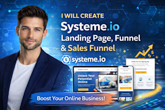 create systeme io landing page systeme io funnel build systeme io sales funnel