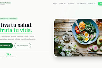 desarrollaré un sitio web profesional en HTML, CSS y javascript