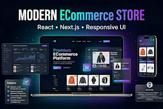 build a modern full stack e commerce website