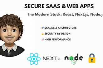 develop a secure saas web application