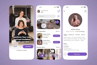 develop spa app aesthetic beauty app barber app and appointment booking app