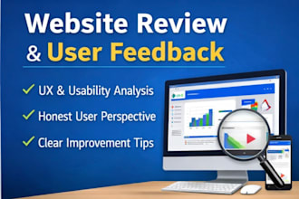 test your website and give improvement suggestions