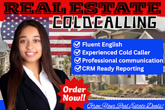 do USA real estate cold calling with USA caller id