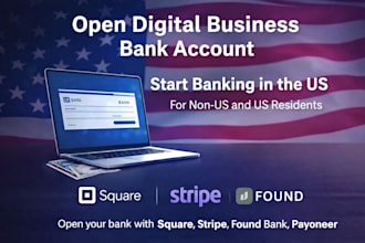 open a US business bank account for you under your llc