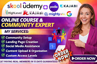 skool setup skool online course manager skool podia growth monetization