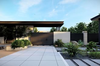 courtyard design landscape design architectural modeling