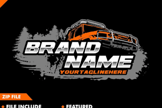 make high quality custom off road car logo