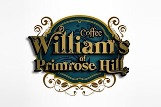 do victorian roasted coffee logo for a luxury coffee company