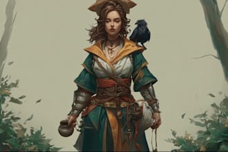 dnd, fantasy character and dnd character