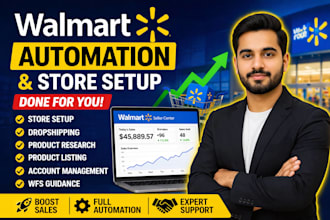 build and manage your walmart dropshipping automation store