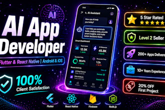 do ai mobile app development, ios, android, flutter react native app development