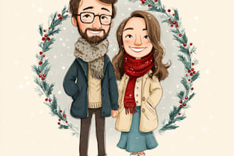 make christmas family photos, retouch wedding photos