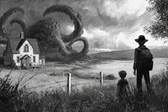 draw black and white illustrations