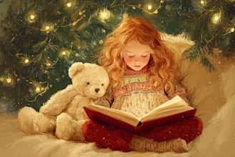 design christian children storybook illustration