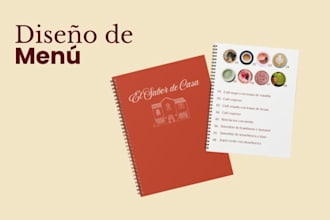 professional restaurant menu that attracts customers