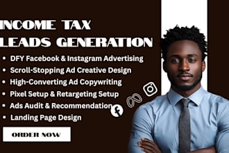income tax leads tax preparation leads tax website finance website income tax