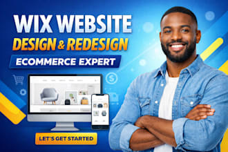 build wix website redesign develop wix ecommerce website revamp wix site design
