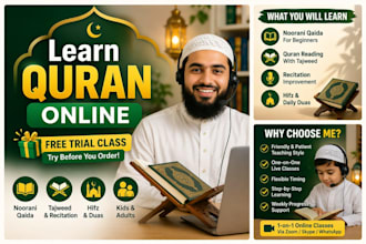 teach quran with tajweed online for kids and adults