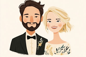 make a royal king or queen portrait for a gift