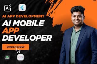 develop ai mobile app, ai android app, ai ios application