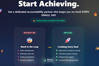 be your dedicated accountability partner and body double