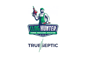 design septic clean high performance trades brand logo