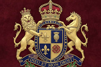 design a luxurious and elegant royal logo for your brand