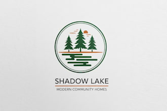 create modern nature inspired community logo