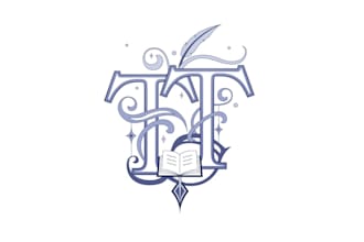 design sophisticated twinkle published author logo