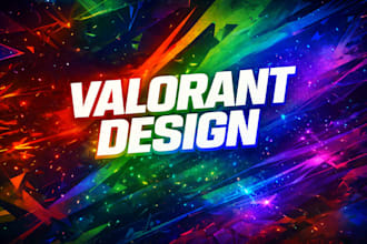 create valorant thumbnail design