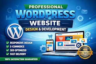 design develop and customize a professional wordpress website