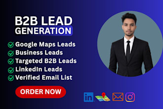 do b2b lead generation and google maps business leads