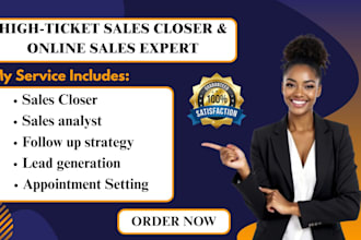 b2b sales closer online sales sales closer lead generation sales representatives