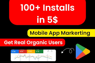 do mobile app promotion or game promotion for organic downloads app marketing