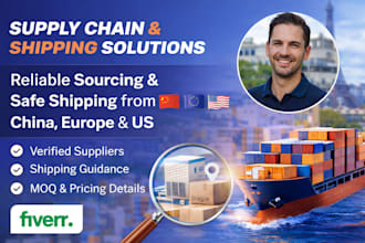 source reliable suppliers and manage safe shipping