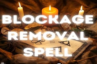 blockage removal spell, eliminate obstacles, hex removal spell