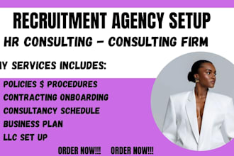 set up recruitment agency, hr consulting, consulting firm, contractor onboarding