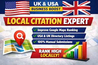 build USA local citations to boost google maps ranking